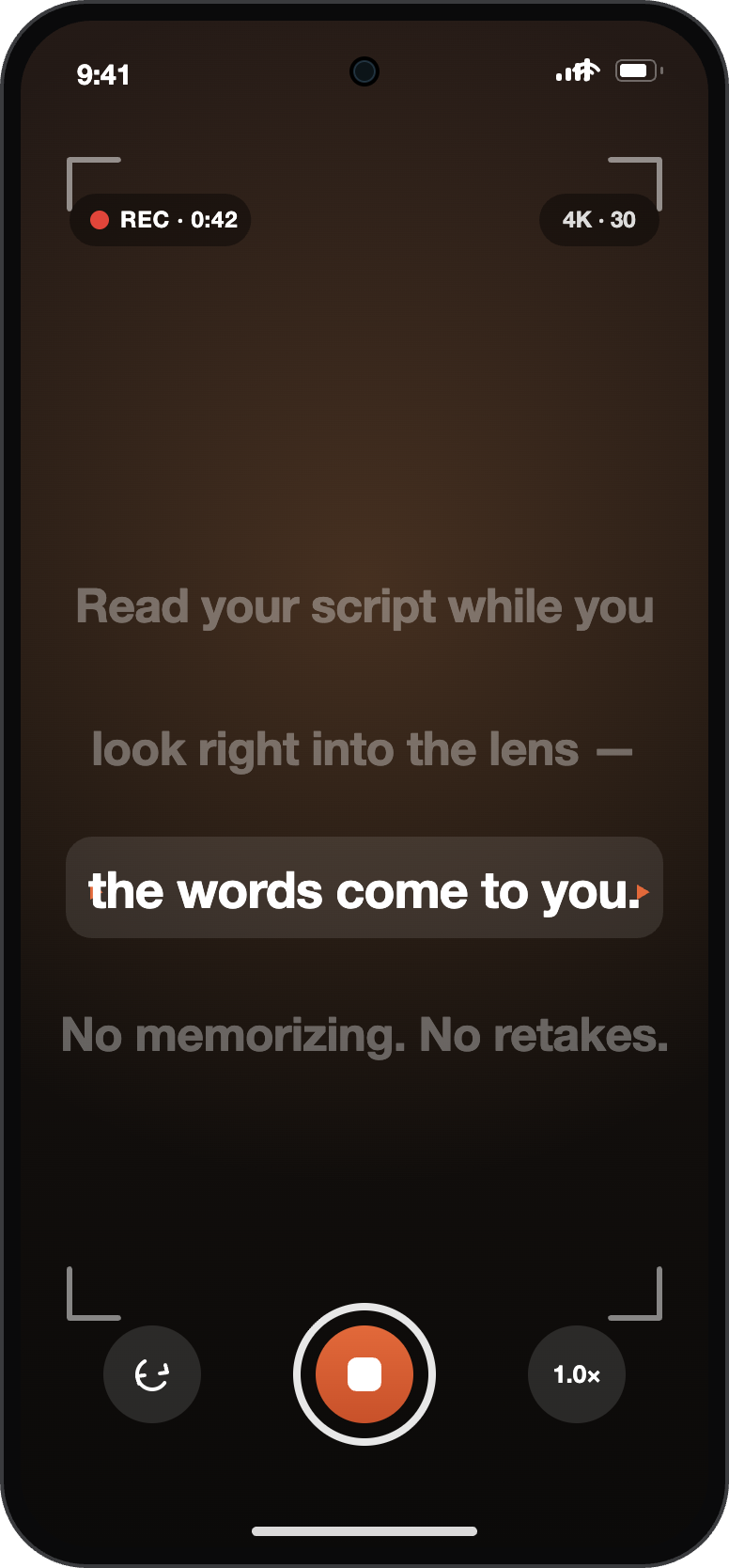 Recording screen
